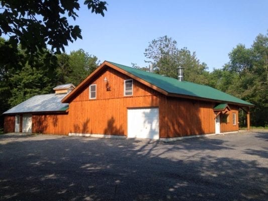 maple syrup sugar house