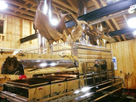 maple syrup boiling arch