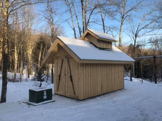maple syrup generator shed