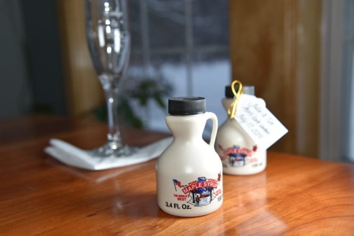 Maple Syrup Wedding Favor